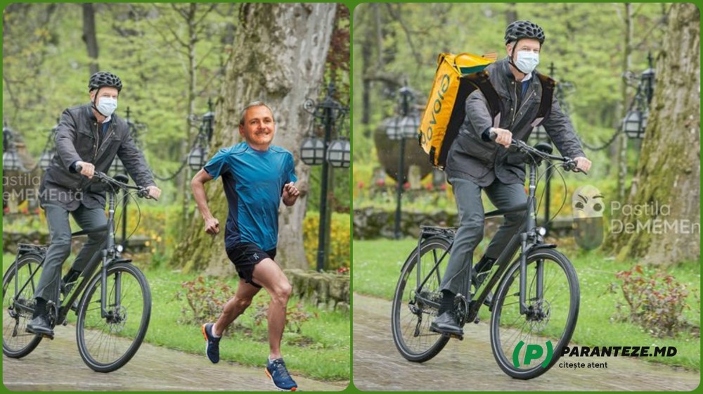 Cele mai tari meme cu Președintele României, după ce a mers cu bicicleta la Cotroceni